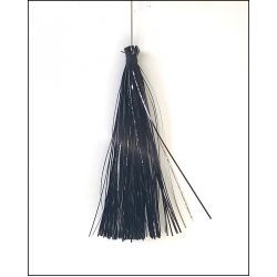 4 1/2" Skirt: 90% Solid Black, 10% Holo Silver 4 1/2" Skirt: 90% Solid Black, 10% Holo Silver